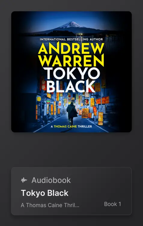 Andrew Warren - Tokyo Black - A Thomas Caine Thriller, Book 1 Cover von Andrew Warren - Tokyo Black - A Thomas Caine Thriller, Book 1