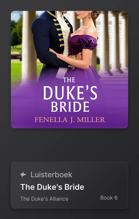 Fenella J Miller - The Duke's Bride - The Duke's Alliance, Book 6 Cover von Fenella J Miller - The Duke's Bride - The Duke's Alliance, Book 6